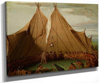 Sioux Dog Feast By George Catlin Fine Art Print