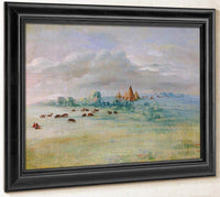 Sioux Village, Lake Calhoun, Near Fort Snelling By George Catlin Fine Art Print