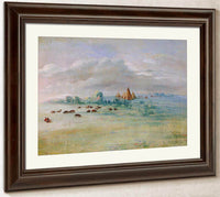 Sioux Village, Lake Calhoun, Near Fort Snelling By George Catlin Fine Art Print