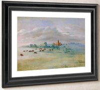 Sioux Village, Lake Calhoun, Near Fort Snelling By George Catlin Fine Art Print