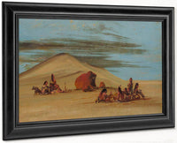 Sioux Worshiping At The Red Boulders By George Catlin Fine Art Print