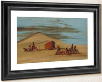 Sioux Worshiping At The Red Boulders By George Catlin Fine Art Print