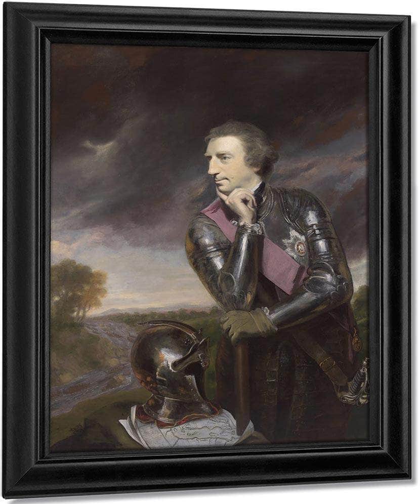 Sir Jeffery Amherst (1717 1797) By Joshua Reynolds Fine Art Print