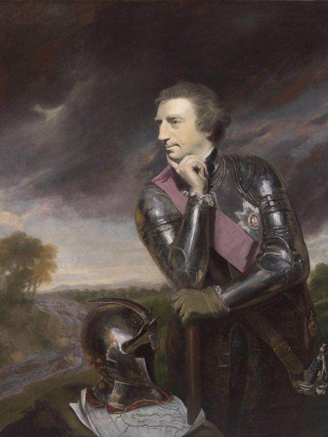 Sir Jeffery Amherst (1717 1797) By Joshua Reynolds Fine Art Print