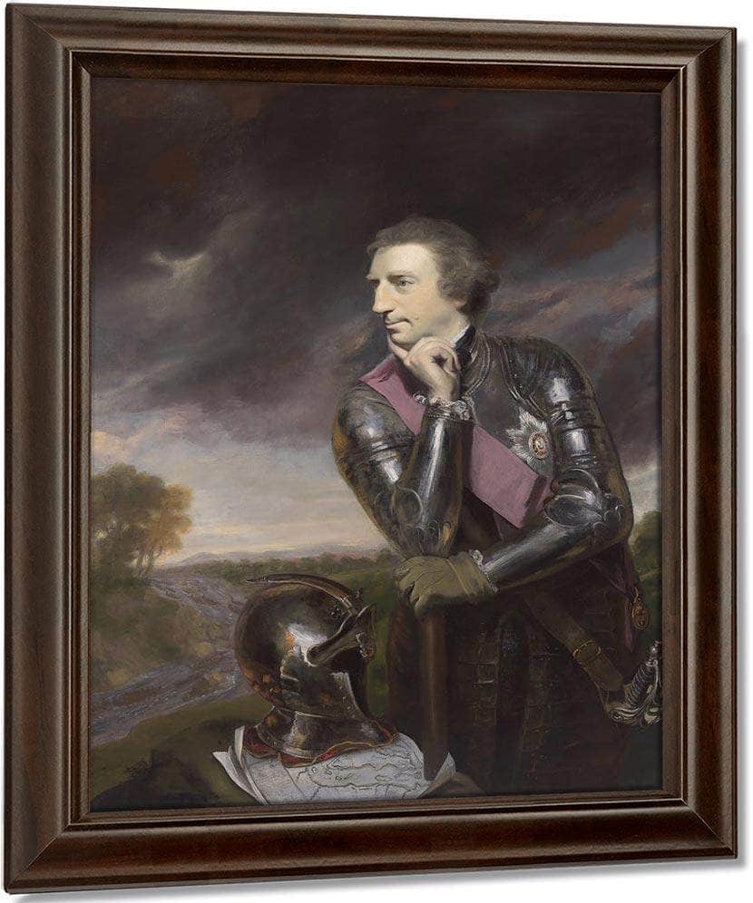 Sir Jeffery Amherst (1717 1797) By Joshua Reynolds Fine Art Print