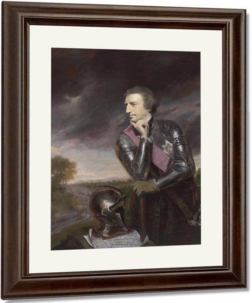 Sir Jeffery Amherst (1717 1797) By Joshua Reynolds Fine Art Print