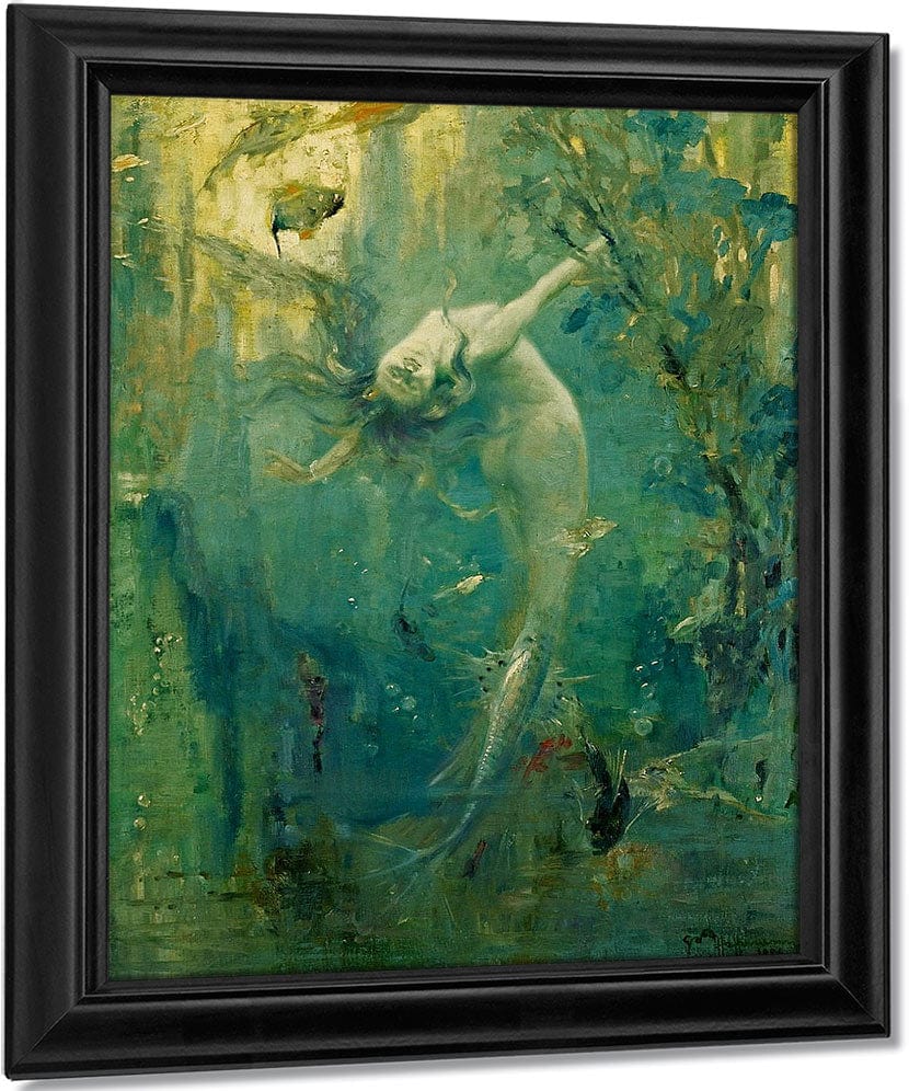 Sirene By Gaston Hoffman Fine Art Print