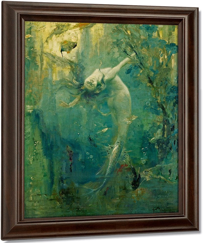 Sirene By Gaston Hoffman Fine Art Print