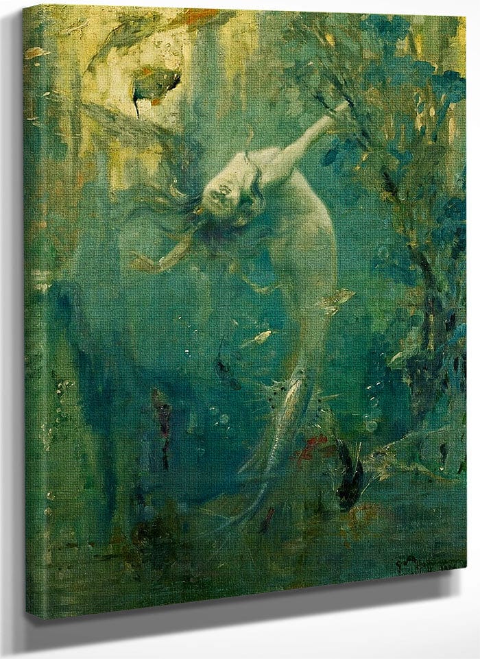 Sirene By Gaston Hoffman Fine Art Print