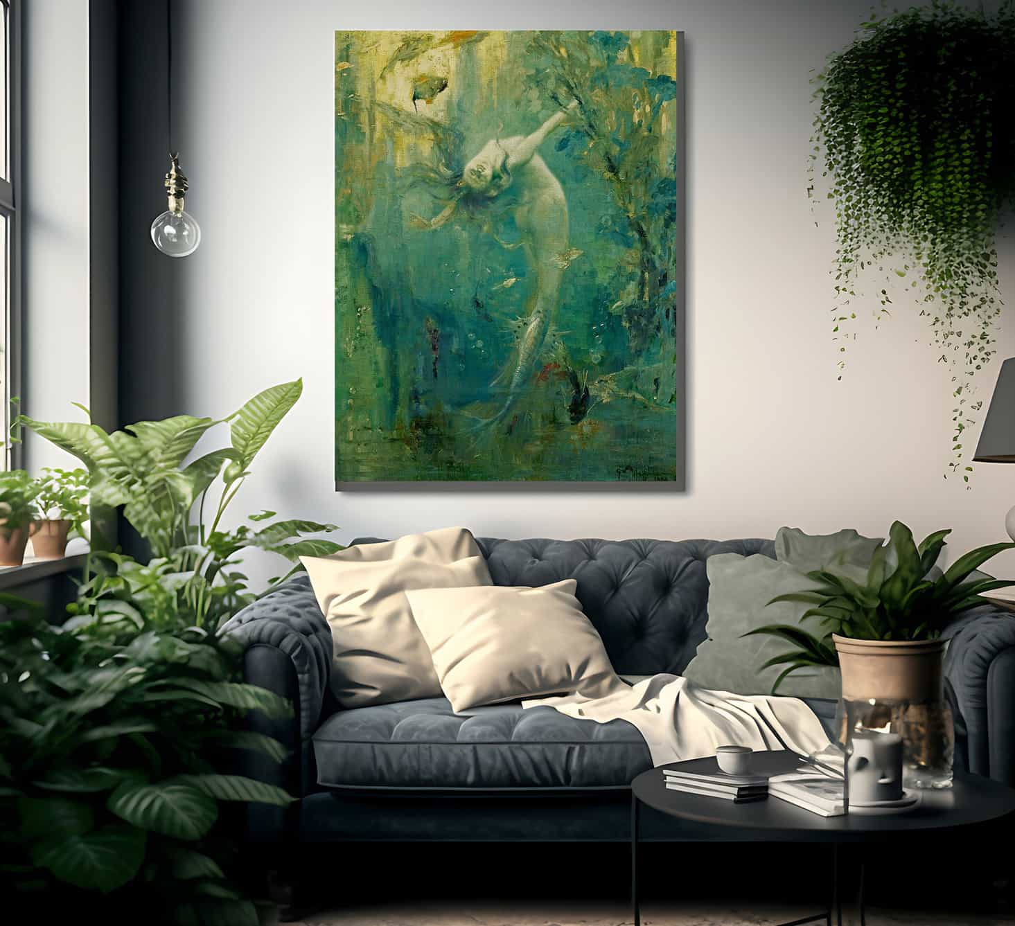 Sirene By Gaston Hoffman Fine Art Print