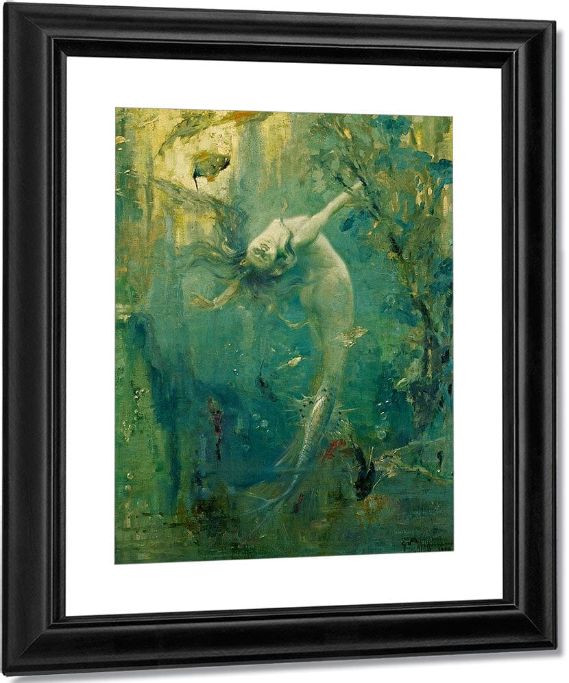 Sirene By Gaston Hoffman Fine Art Print