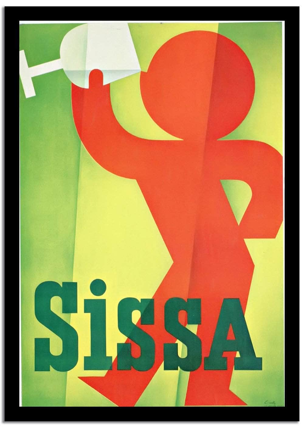 Sissa  Vintage Poster Fine Art Print