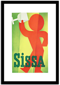 Sissa  Vintage Poster Fine Art Print