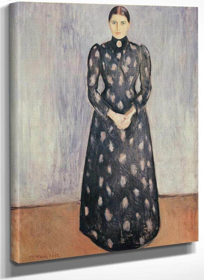 Sister Inger 1892 By Edvard Munch Fine Art Print