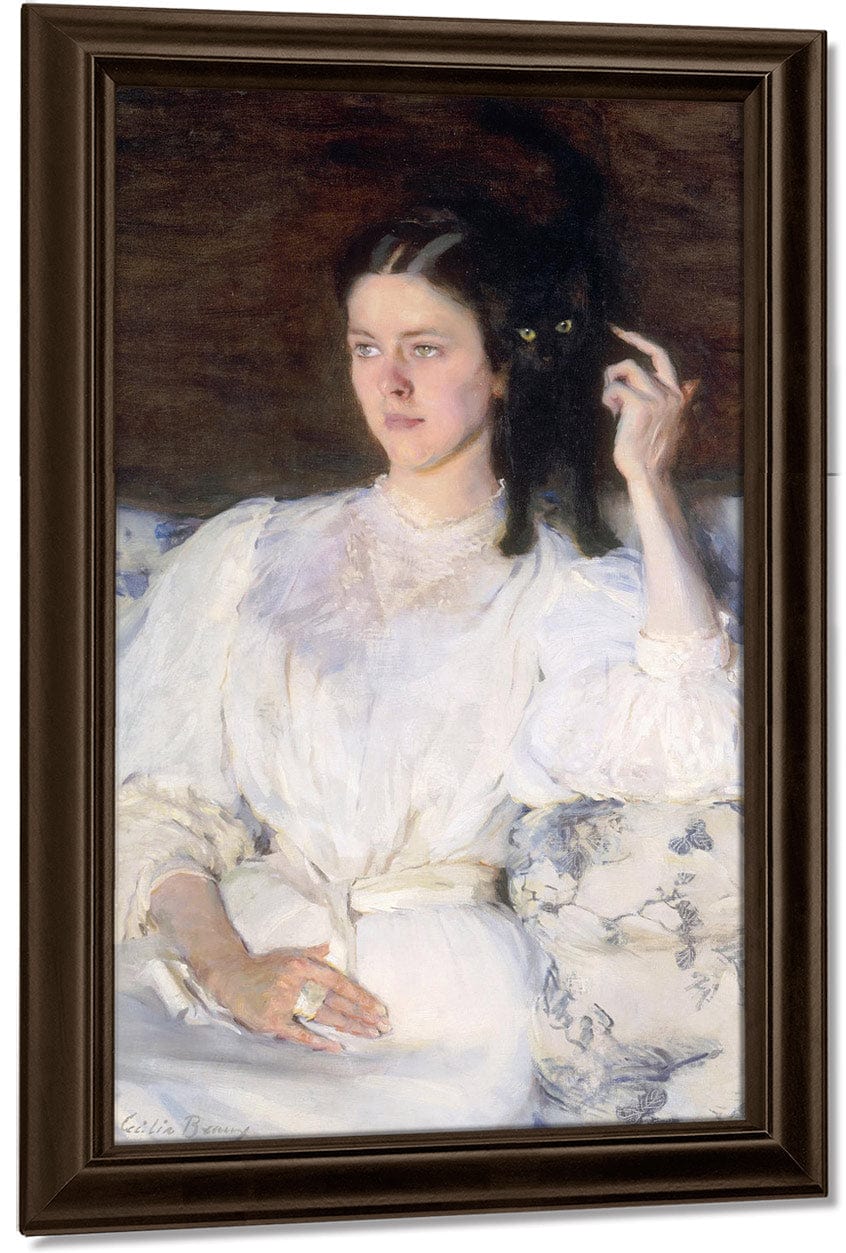 Sita And Sarita 1921 By Cecilia Beaux Fine Art Print