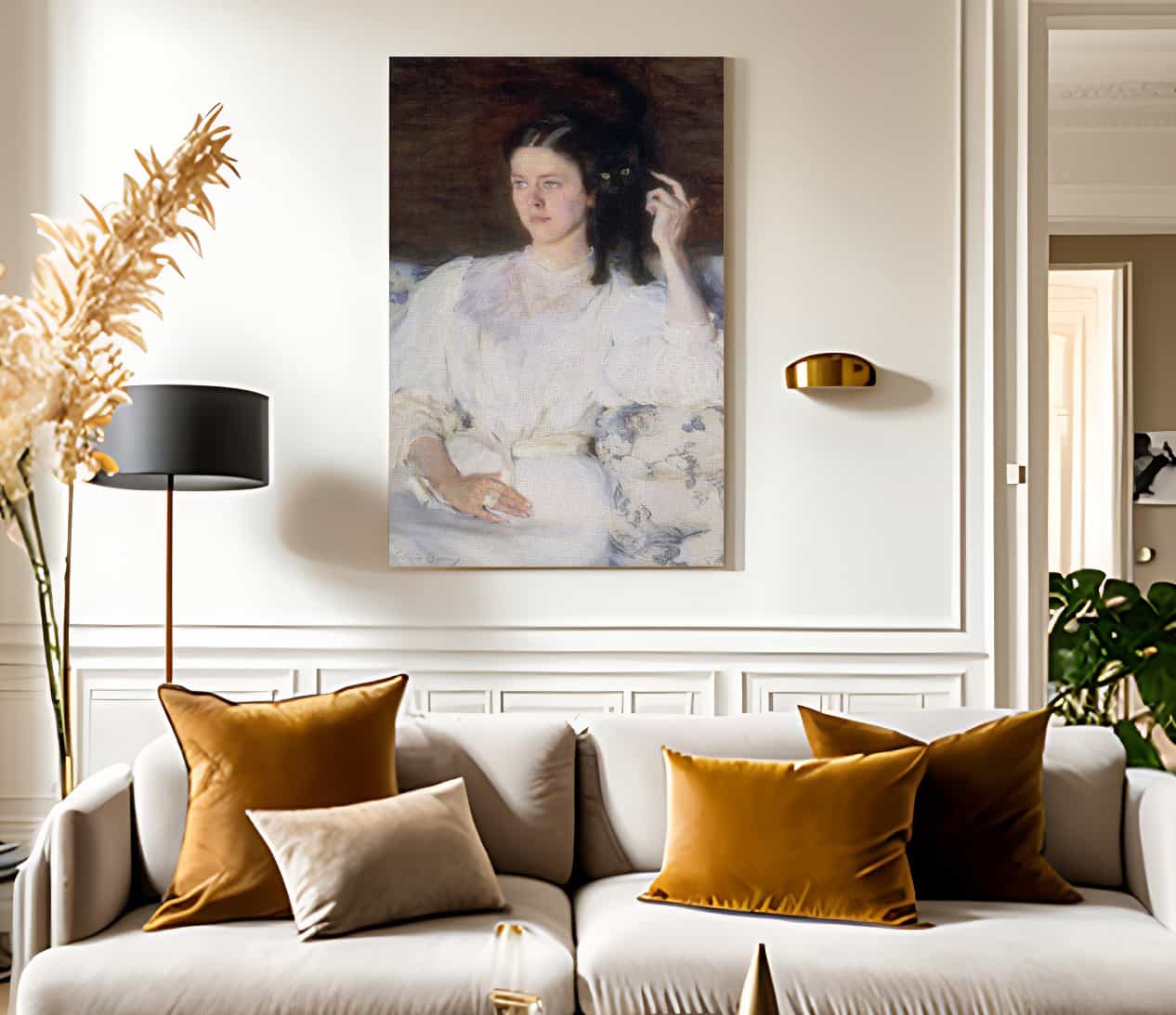 Sita And Sarita 1921 By Cecilia Beaux Fine Art Print