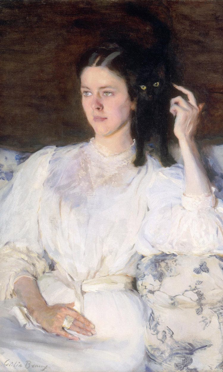 Sita And Sarita 1921 By Cecilia Beaux Fine Art Print