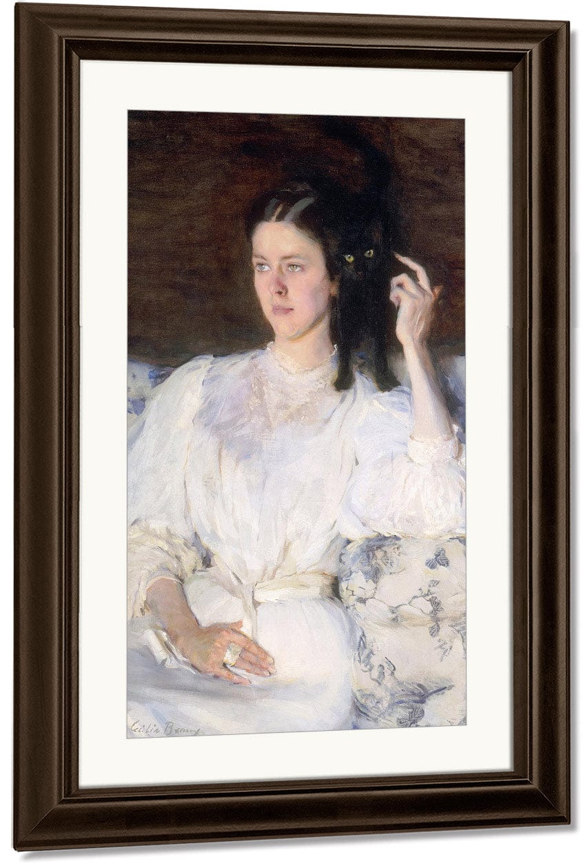 Sita And Sarita 1921 By Cecilia Beaux Fine Art Print