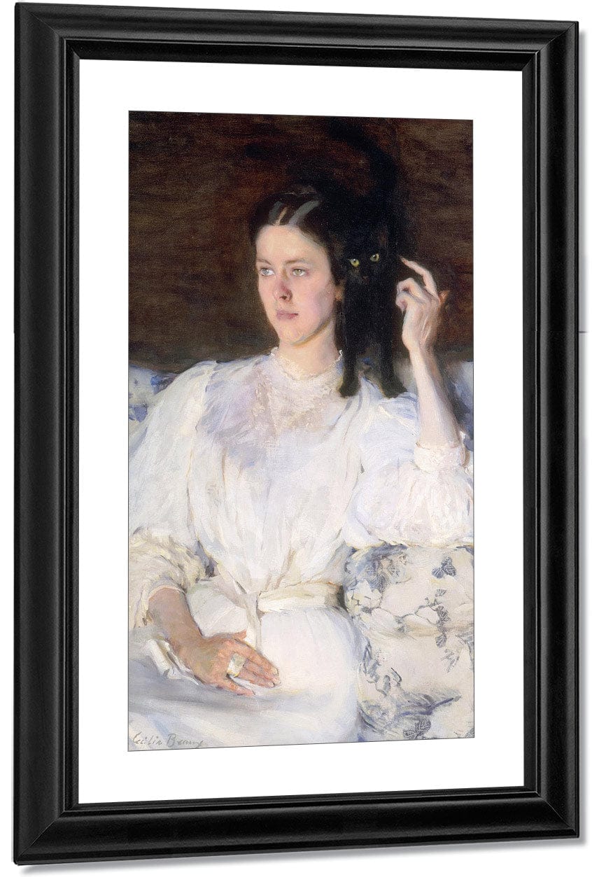 Sita And Sarita 1921 By Cecilia Beaux Fine Art Print