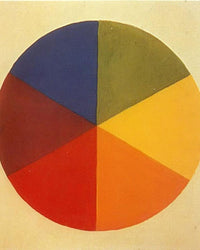 Six Part Colour Circle By Eugen Batz By Wassily Kandinsky Fine Art Print