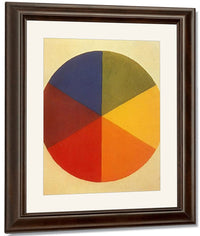 Six Part Colour Circle By Eugen Batz By Wassily Kandinsky Fine Art Print