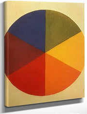 Six Part Colour Circle By Eugen Batz By Wassily Kandinsky Fine Art Print