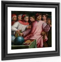 Six Tuscan Poets 1544 By Giorgio Vasari Fine Art Print