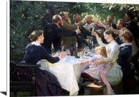 Skagen Painters Painting Peder Kroyer Canvas Art Fine Art Print