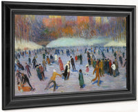 Skater Central Park 1912 By William Glackens Fine Art Print