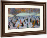 Skater Central Park 1912 By William Glackens Fine Art Print