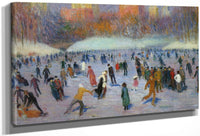 Skater Central Park 1912 By William Glackens Fine Art Print