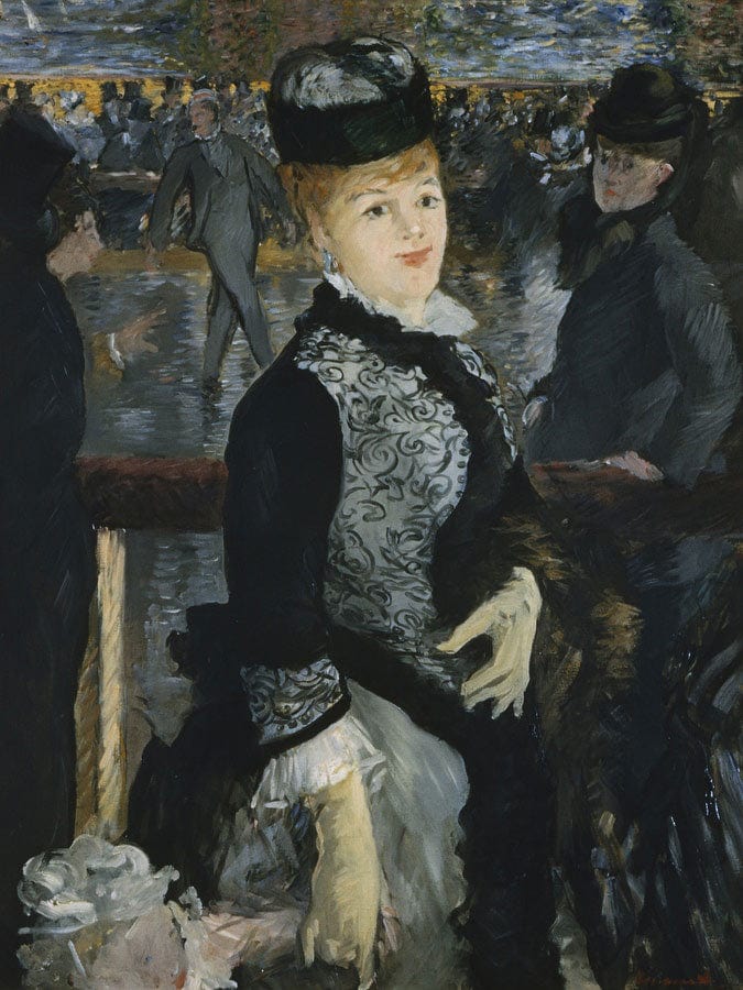 Skating By Edouard Manet Fine Art Print