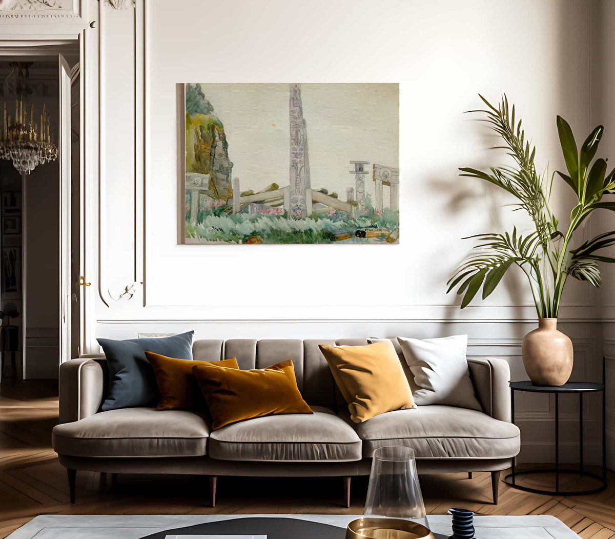 Skedans 1912 By Emily Carr Fine Art Print