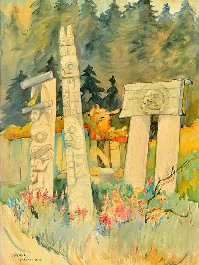 Skedans By Emily Carr Fine Art Print