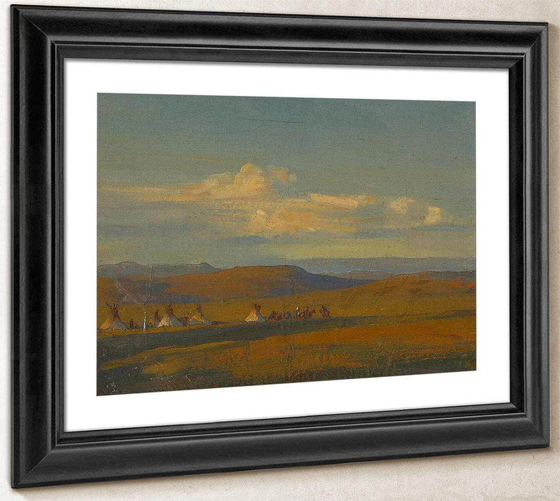 Sketch For Composition (Encampment In The Open West) 1907 By Maynard Dixon Fine Art Print