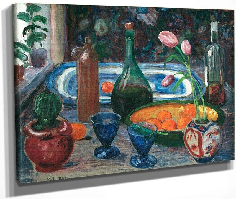 Sketch For Still Life By Nicolai Astrup Fine Art Print