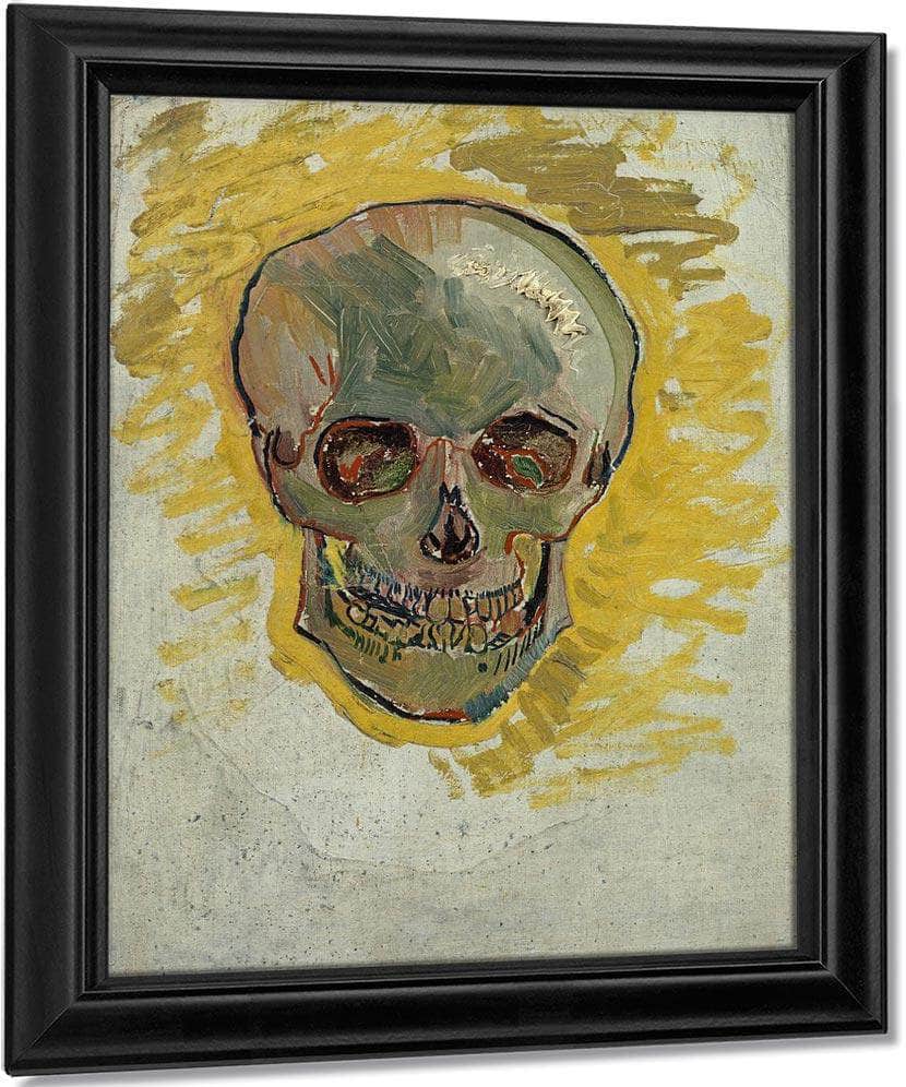 Skull 2 By Vincent Van Gogh Fine Art Print