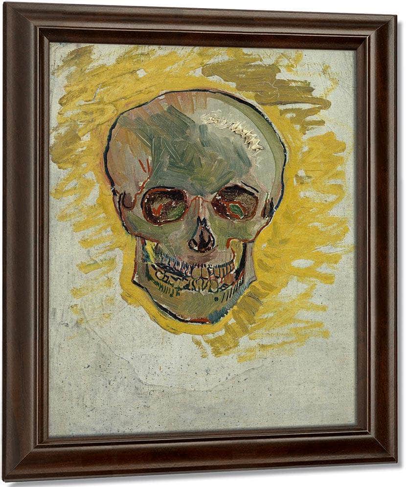 Skull 2 By Vincent Van Gogh Fine Art Print