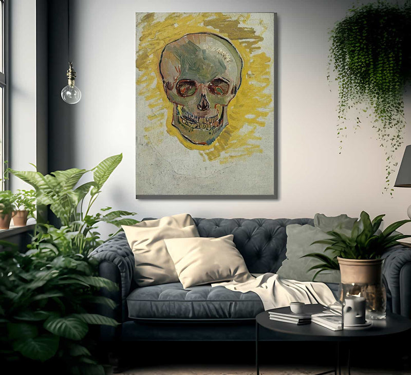 Skull 2 By Vincent Van Gogh Fine Art Print