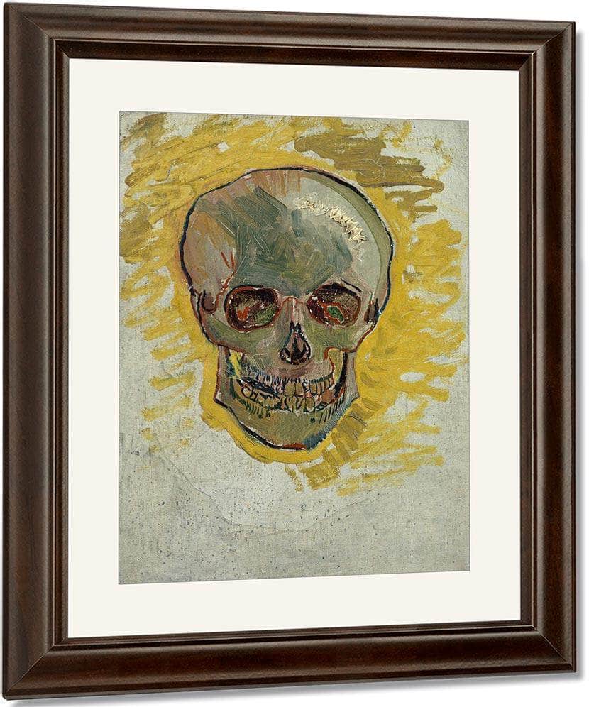 Skull 2 By Vincent Van Gogh Fine Art Print