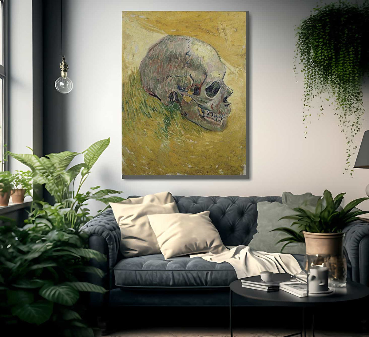 Skull By Vincent Van Gogh Fine Art Print