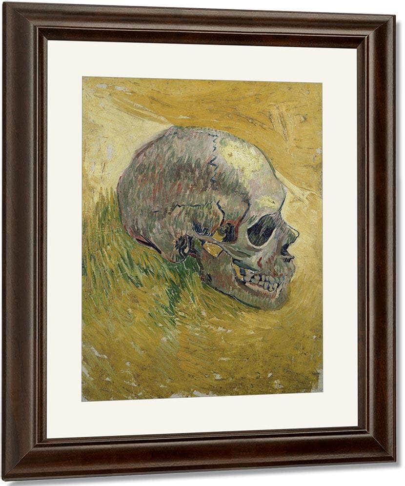 Skull By Vincent Van Gogh Fine Art Print