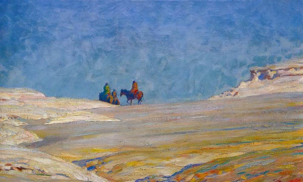Sky And Sandstone By Maynard Dixon Fine Art Print