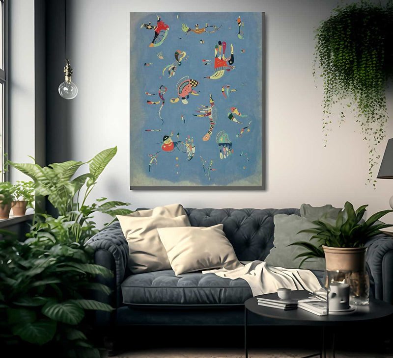 Sky Blue 1940 By Wassily Kandinsky Fine Art Print