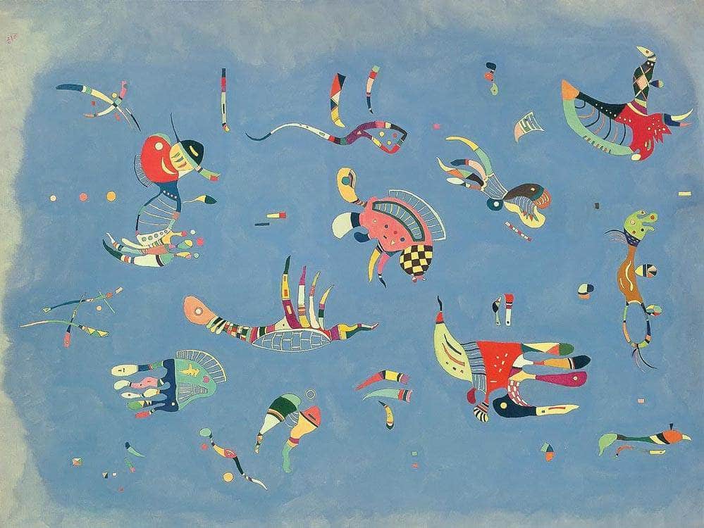 Sky Blue 1940 By Wassily Kandinsky By 2 Fine Art Print