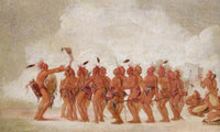 Slave Dance, Sac And Fox By George Catlin Fine Art Print
