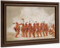 Slave Dance, Sac And Fox By George Catlin Fine Art Print