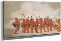 Slave Dance, Sac And Fox By George Catlin Fine Art Print