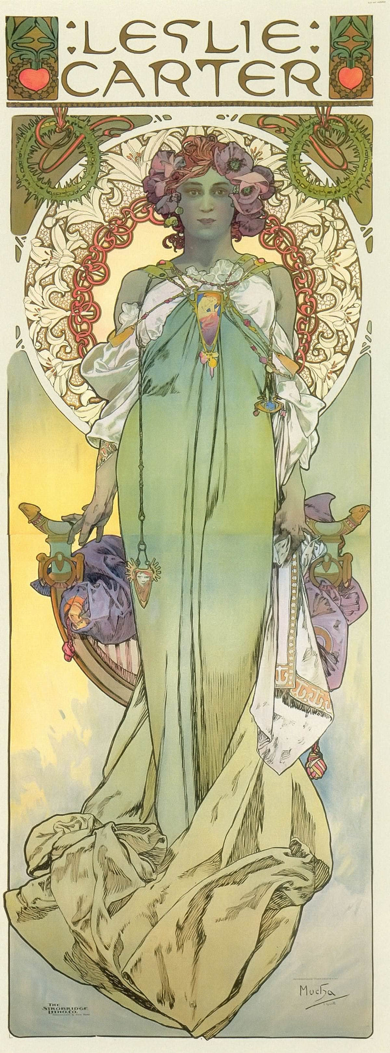 Slavia Insurance Bank In Prague by Alphonse Mucha Fine Art Print. Fine Art Print