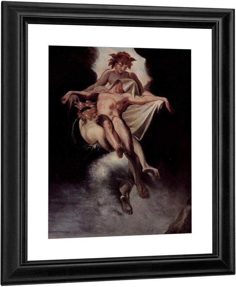 Sleep And Death Carrying Away Sarpedon Of Lycia By Henry Fuseli Fine Art Print